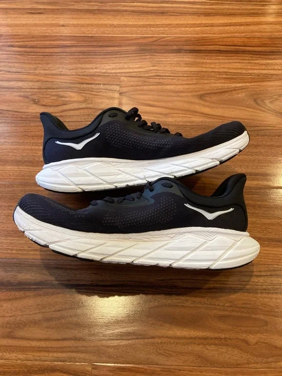 Men’s Hoka One One HOKA Arahi 7 Black White Size 11.5D - Picture 2 of 10